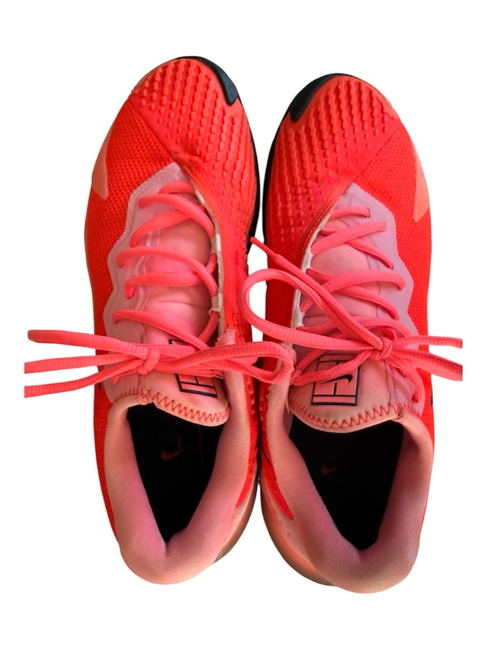 NIKE Air Zoom Cage 4 Pink Laser Crimson Hard Court Sneakers CD0431-604, Size 9.5